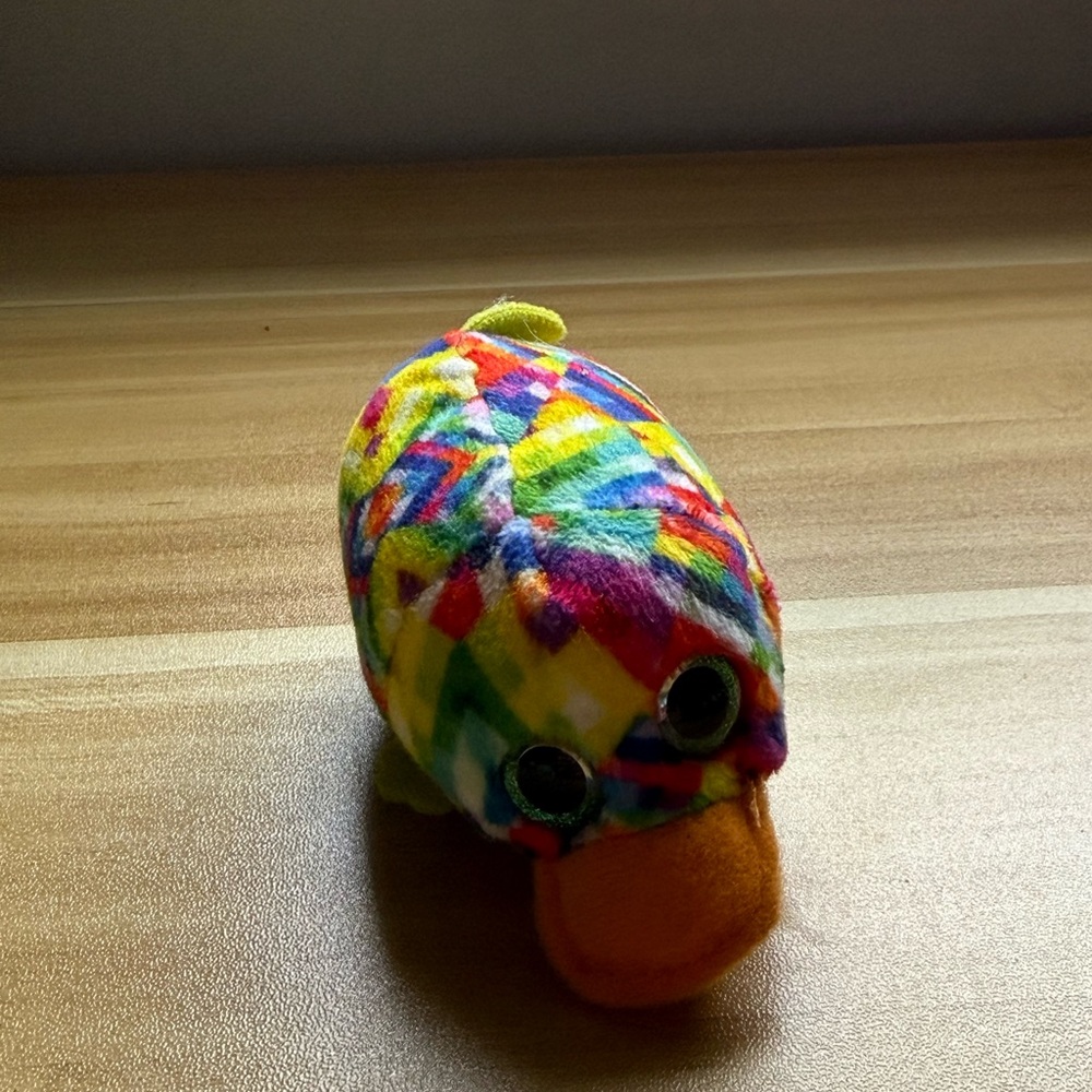 TY Mini Tie dye Platypus Plush